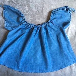 Denim Off the Shoulder